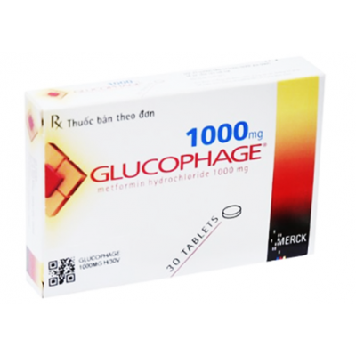 Glucophage 1000 mg ( Metformin Hydrochloride ) 30 film-coated tablets